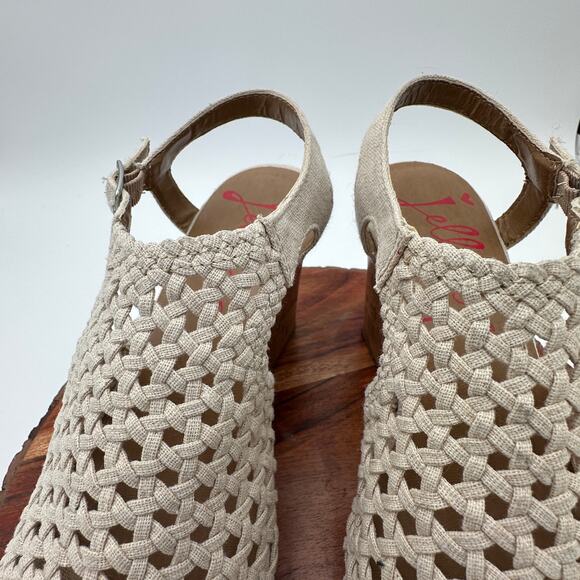 Jelly Pop Womens Adelie Wedge Sandals Size 8. Boho Cottagecore Peasant - Picture 5 of 10